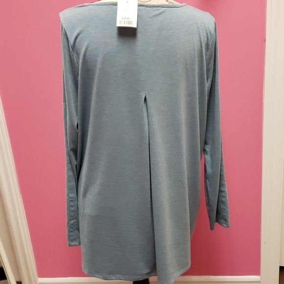 NWT 💟 Strazzi Blue Sweater Blouse Top - Picture 5 of 9